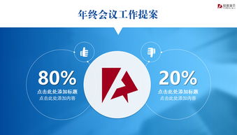 藍色商務之夜 實用大氣的公司總結匯報PPT模板圖文設計解析